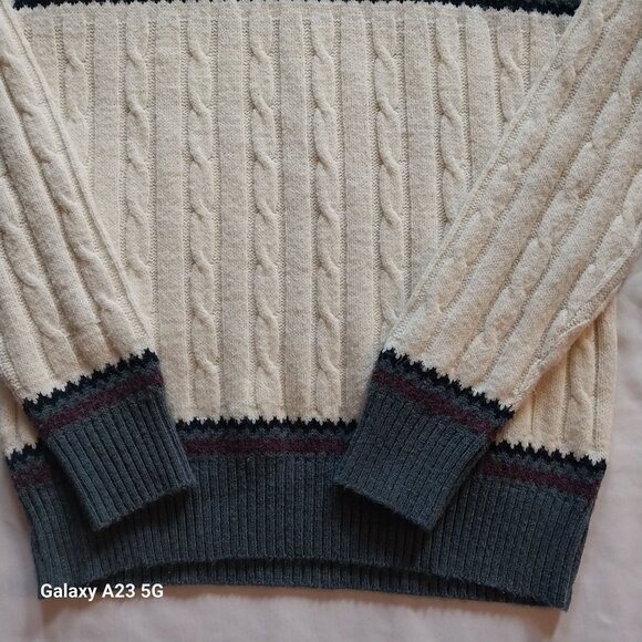 Vintage Traverse Bay Trading XL Nordic Pattern Sweater Cozycore Classic Winter - Picture 2 of 5